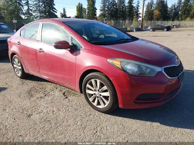 KNAFX4A66E5073607 — 2014 Kia Forte LX, Естественный износ (Normal Wear & Tear), фото до ремонта