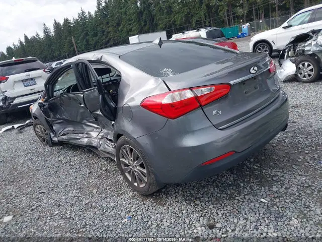 KNAFX4A62G5462828 — 2016 Kia Forte LX, фото 3 с аукциона IAAI 14.10.2026, Левый бок