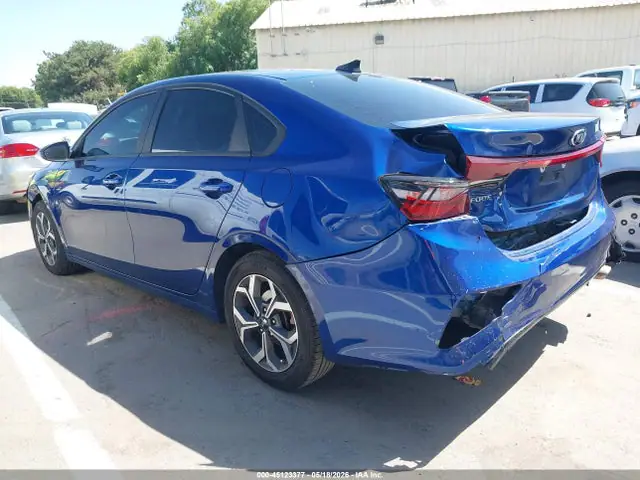 3KPF24AD3LE208916 — 2020 Kia Forte Lxs, фото 3 с аукциона IAAI 29.09.2026, Задняя часть