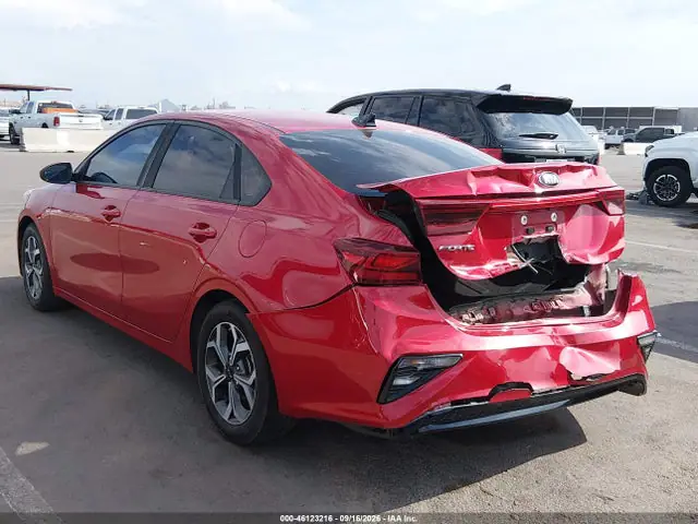 3KPF24AD8LE151113 — 2020 Kia Forte Lxs, фото 3 с аукциона IAAI 13.10.2026, Задняя часть