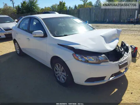 2010 Kia Forte Ex VIN KNAFU4A20A5847706 фото 1