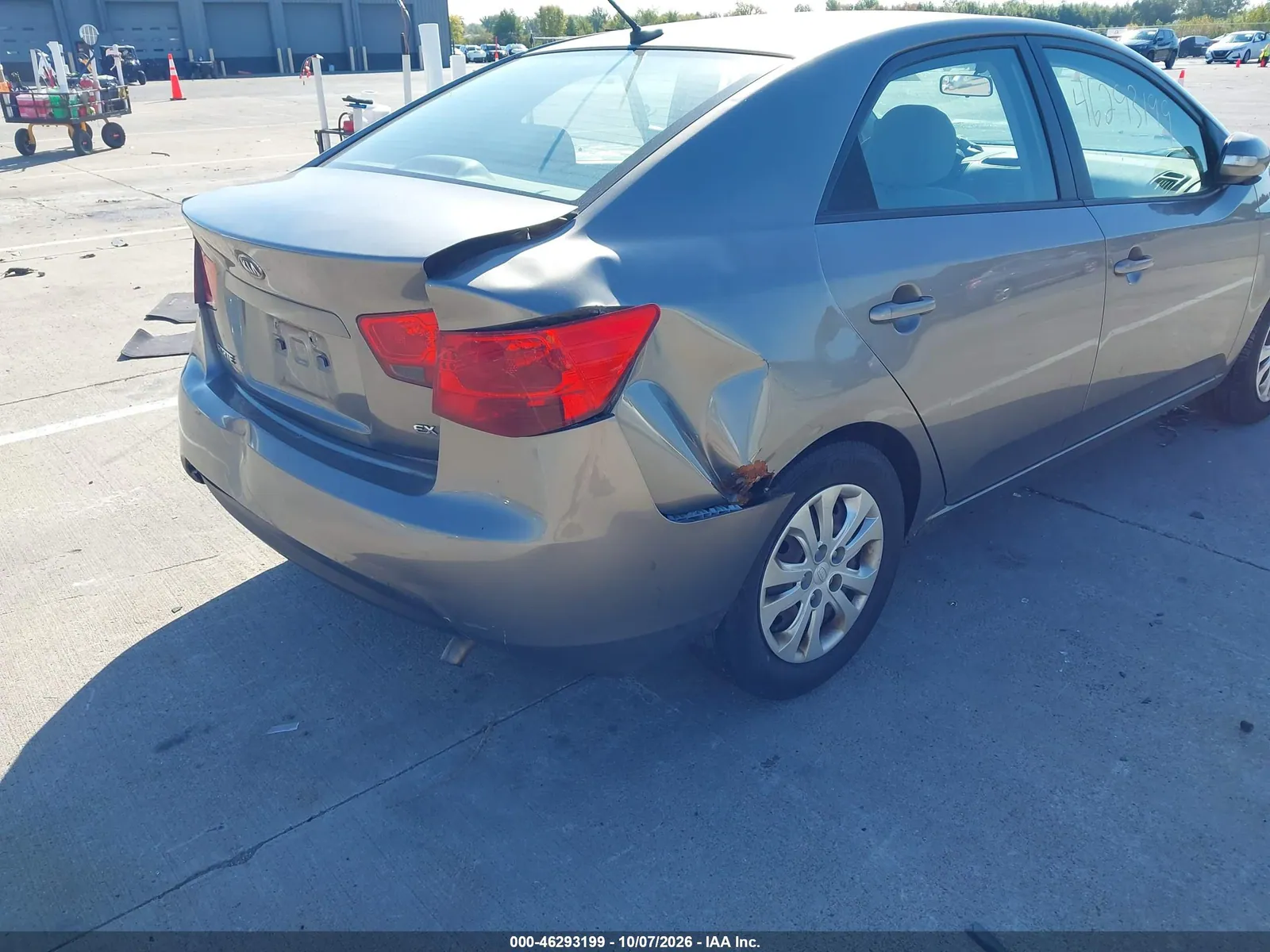 2010 Kia Forte Ex VIN KNAFU4A2XA5858065 фото 7