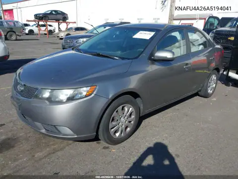 2010 Kia Forte Ex VIN KNAFU4A26A5194041 фото 2