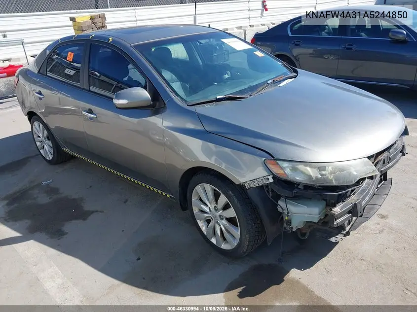 2010 Kia Forte Sx VIN KNAFW4A31A5244850 фото 2