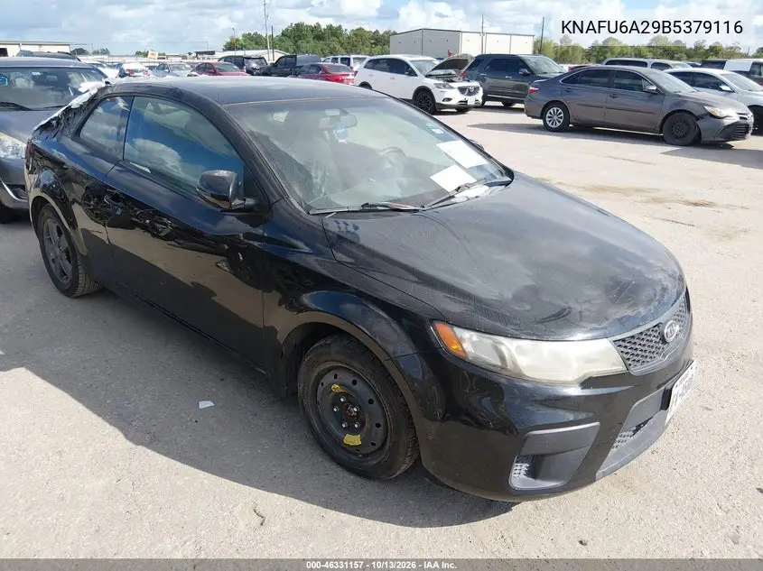 KNAFU6A29B5379116 Kia Forte 2011 — повреждение Естественный износ, фото до ремонта