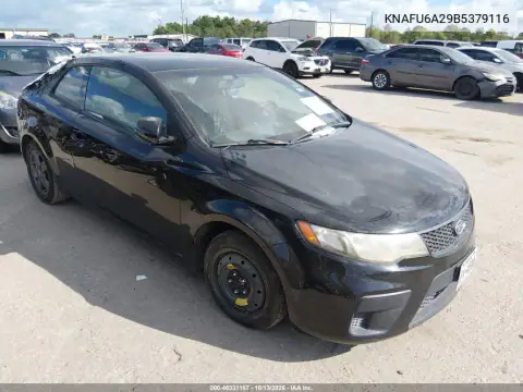 KNAFU6A29B5379116 — 2011 Kia Forte, Естественный износ, фото до ремонта