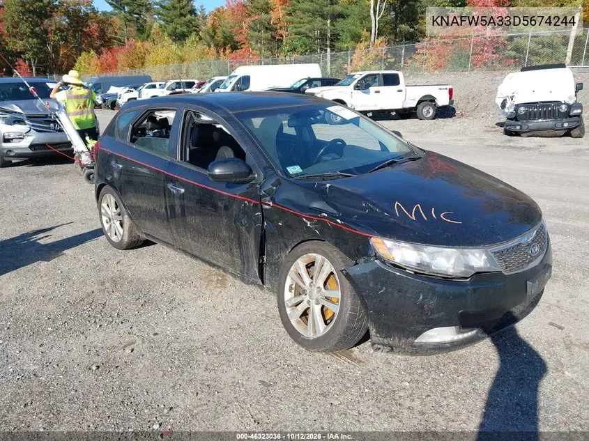 2013 Kia Forte Sx VIN KNAFW5A33D5674244 фото 1