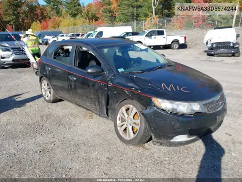 KNAFW5A33D5674244 — 2013 Kia Forte, Передняя часть, фото до ремонта