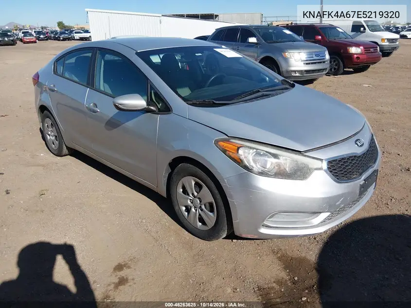 KNAFK4A67E5219320 — 2014 Kia Forte, фото 2 с аукциона IAAI, Передняя часть