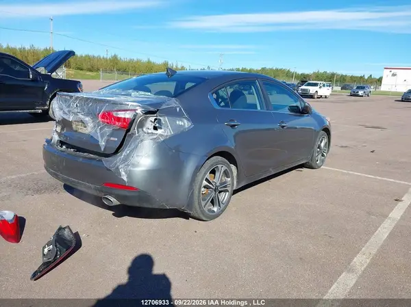 KNAFX4A89G5526316 — 2016 Kia Forte, фото 4 с аукциона IAAI 29.09.2026, Задняя часть