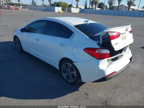 KNAFZ4A82G5522201 — 2016 Kia Forte, фото 3 с аукциона IAAI, Задняя часть