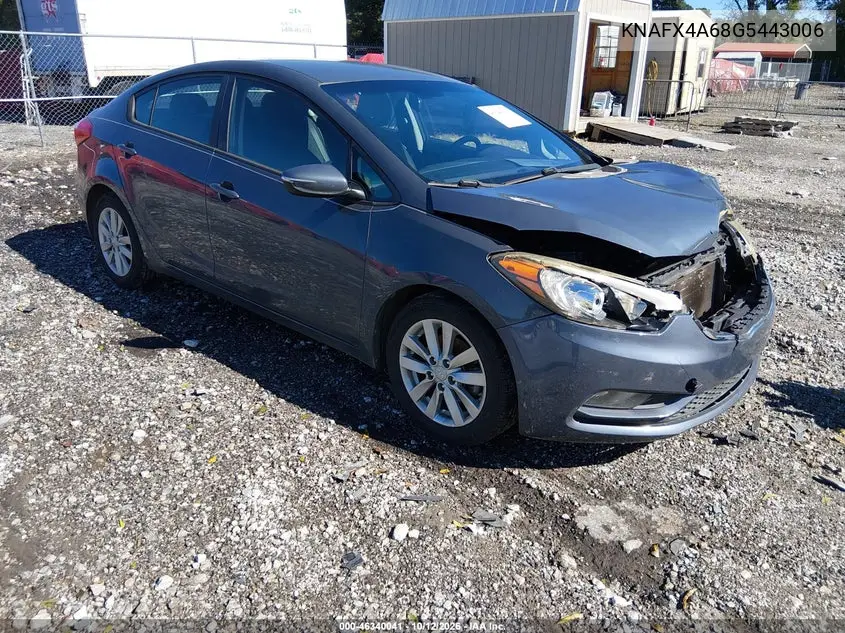 2016 Kia Forte Lx VIN KNAFX4A68G5443006 фото 2