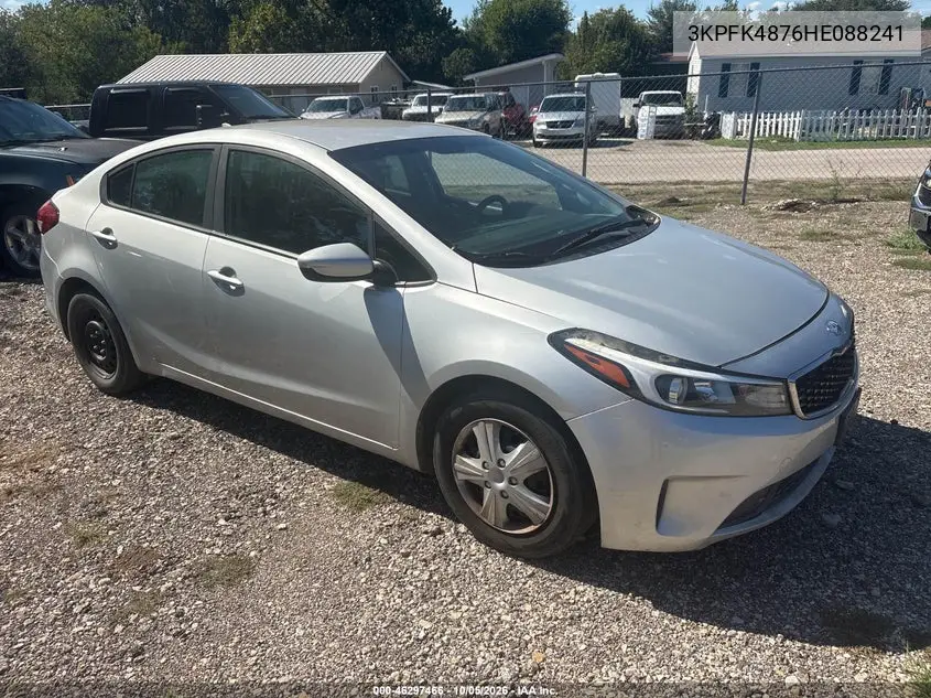 2017 Kia Forte VIN 3KPFK4A76HE088241 фото 1