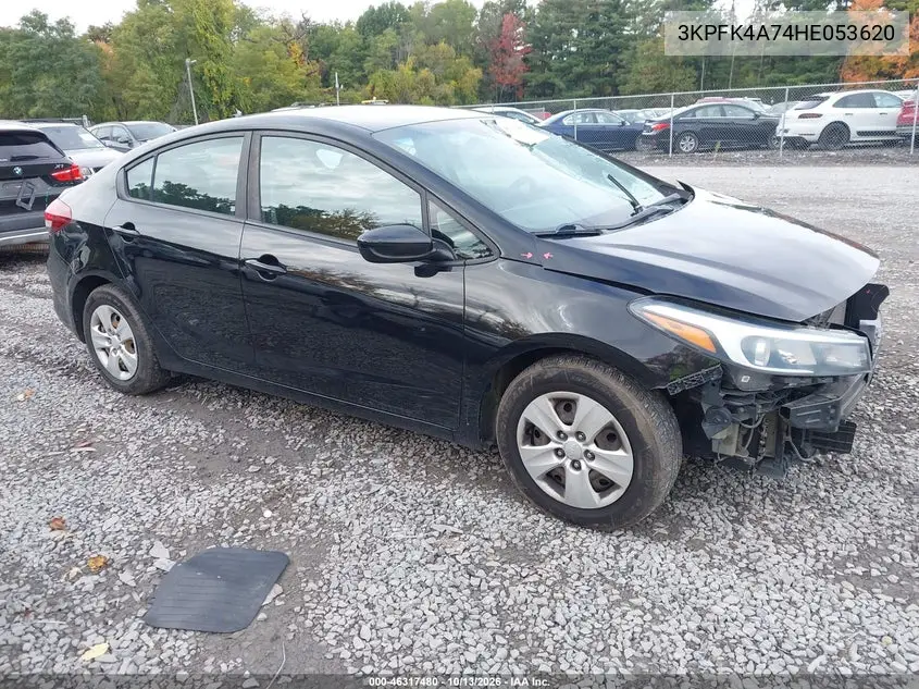 3KPFK4A74HE053620 — 2017 Kia Forte, фото 2 с аукциона IAAI, Передняя часть