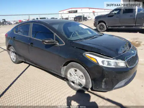 3KPFK4A79HE089903 — 2017 Kia Forte, Передняя часть, фото до ремонта