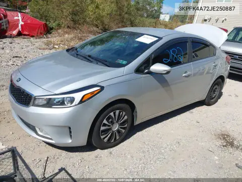 2018 Kia Forte Lx VIN 3KPFK4A72JE250887 фото 3