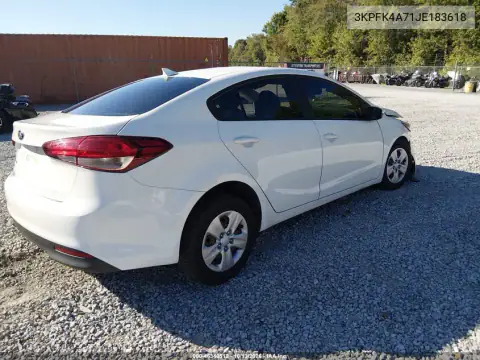 3KPFK4A71JE183618 — 2018 Kia Forte, фото 4 с аукциона IAAI, Передняя часть