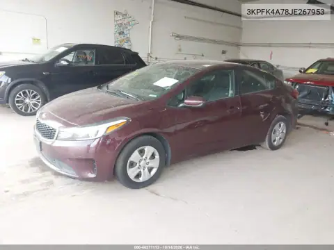 3KPFK4A78JE267953 — 2018 Kia Forte, фото 3 с аукциона IAAI, Естественный износ