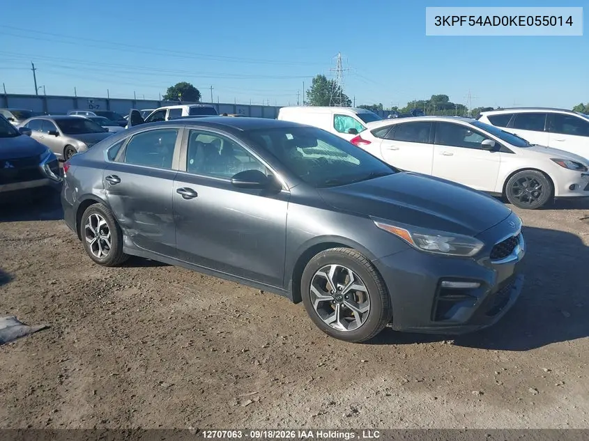 2019 Kia Forte Ex VIN 3KPF54AD0KE055014 фото 2