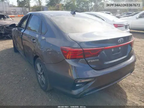 2019 Kia Forte S VIN 3KPF34AD2KE067672 фото 3