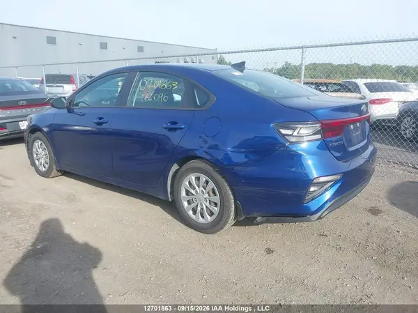 3KPF24AD7LE172096 — 2020 Kia Forte, фото 3 с аукциона IAAI 28.09.2026, Задняя часть слева