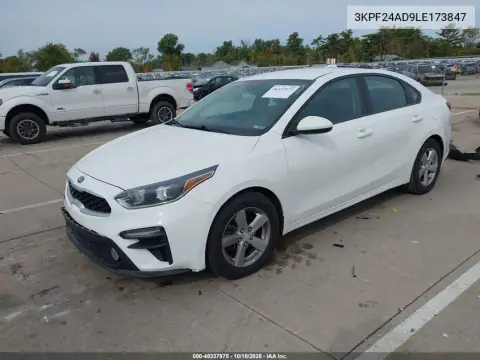 2020 Kia Forte Fe VIN 3KPF24AD9LE173847 фото 2