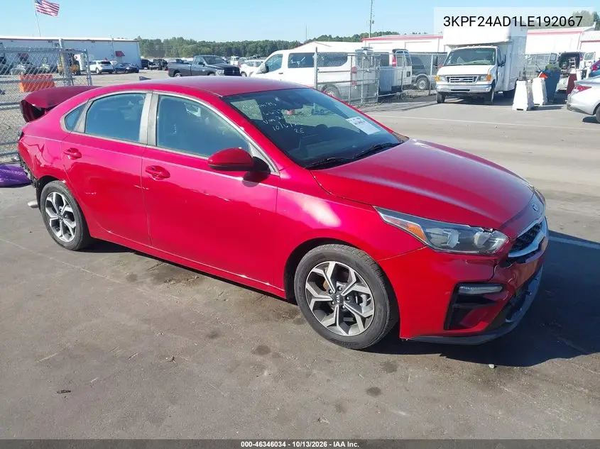 3KPF24AD1LE192067 — 2020 Kia Forte, фото 2 с аукциона IAAI, Задняя часть