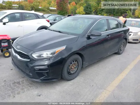 2021 Kia Forte Ex/Ex Premium/Ex+ VIN 3KPF54AD2ME333608 фото 3