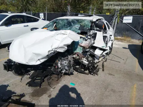 3KPF34ADXME393111 — 2021 Kia Forte, фото 2 с аукциона IAAI, Биологическая опасность
