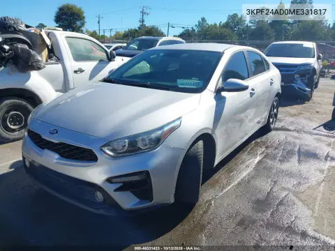 2021 Kia Forte Lxs VIN 3KPF24AD0ME331817 фото 3