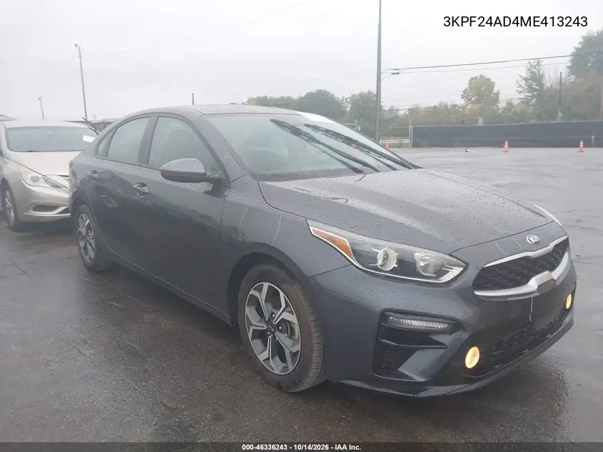 3KPF24AD4ME413243 — 2021 Kia Forte, фото 2 с аукциона IAAI, Левый бок