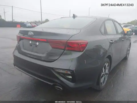 3KPF24AD4ME413243 — 2021 Kia Forte, фото 5 с аукциона IAAI, Левый бок