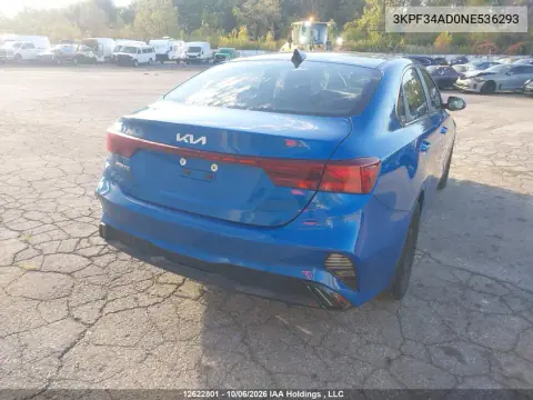 2022 Kia Forte Ex/Ex Premium/Ex+/Gt-Line VIN 3KPF34AD0NE536293 фото 5