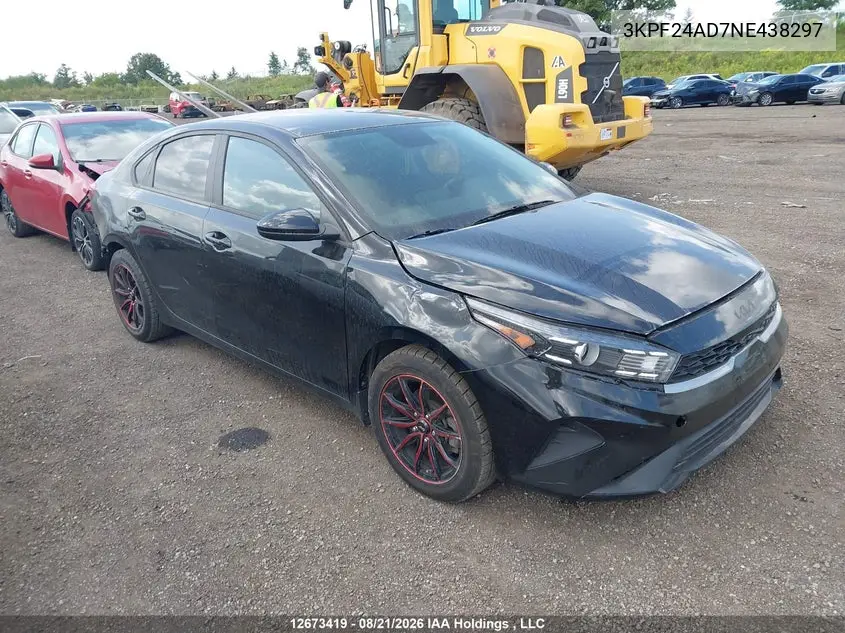 2022 Kia Forte Lx VIN 3KPF24AD7NE438297 фото 2