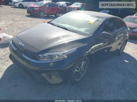 2022 Kia Forte Lxs VIN 3KPF24AD4NE415852 фото 3