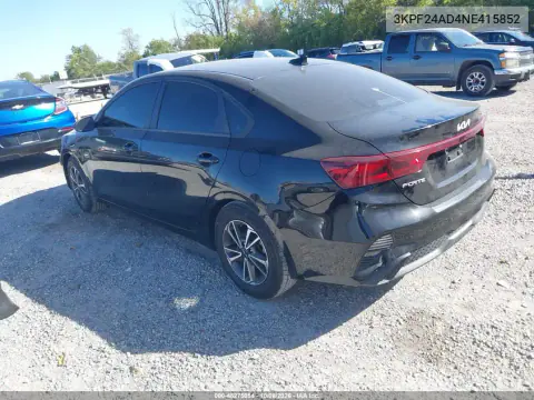 2022 Kia Forte Lxs VIN 3KPF24AD4NE415852 фото 4