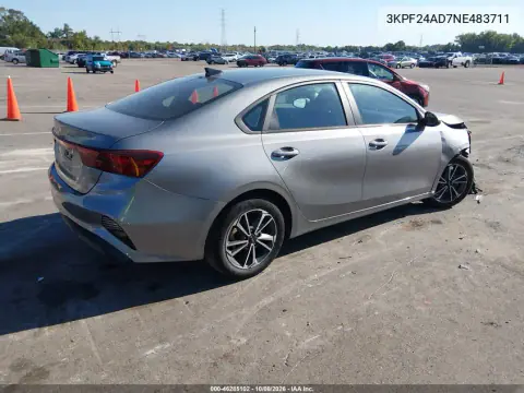 2022 Kia Forte Lxs VIN 3KPF24AD7NE483711 фото 5