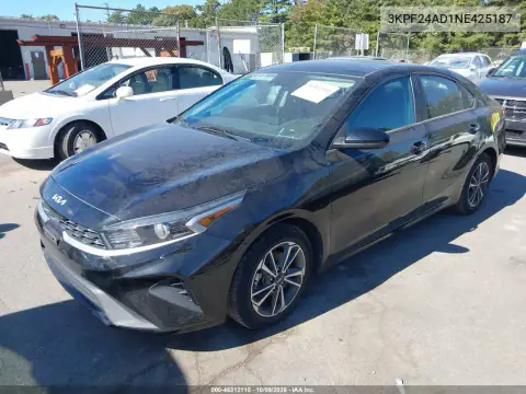 2022 Kia Forte Lxs VIN 3KPF24AD1NE425187 фото 2