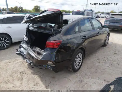 3KPF24AD9RE701881 — 2024 Kia Forte, фото 4 с аукциона IAAI, Не указано