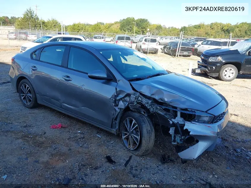 3KPF24ADXRE820619 — 2024 Kia Forte, фото 2 с аукциона IAAI, Передняя часть