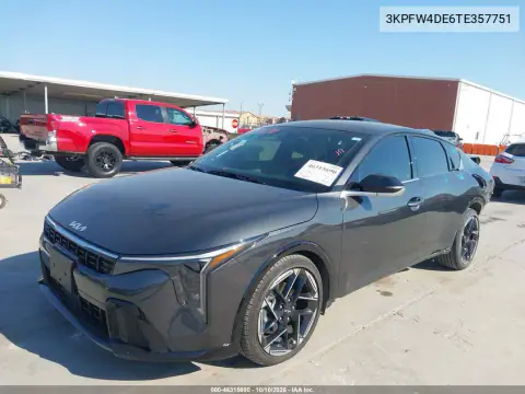 2026 Kia K4 Gt-Line VIN 3KPFW4DE6TE357751 фото 3