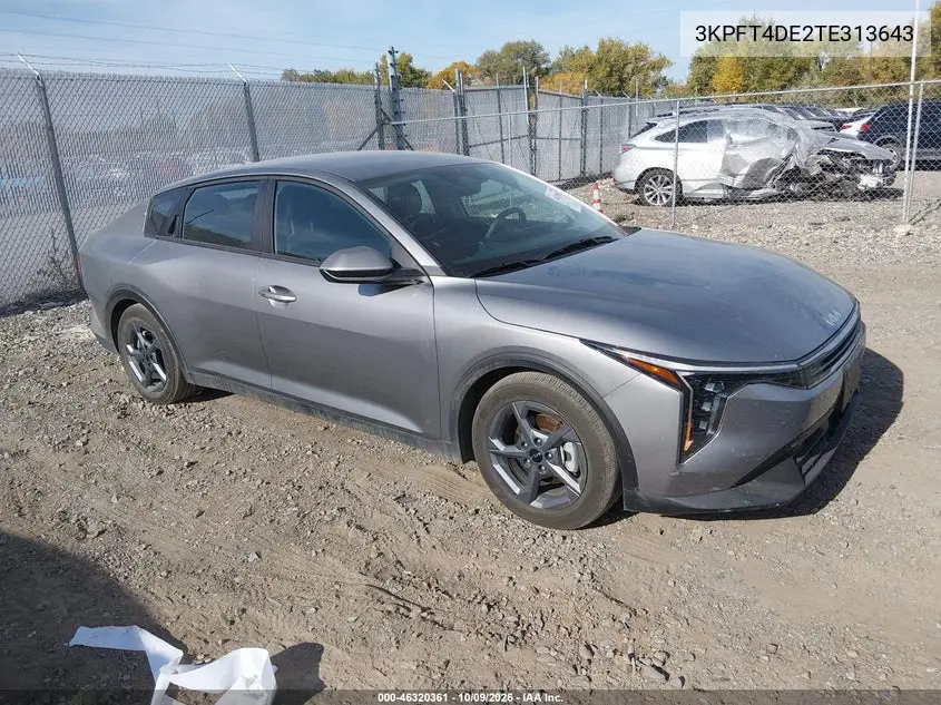 2026 Kia K4 Lxs VIN 3KPFT4DE2TE313643 фото 2