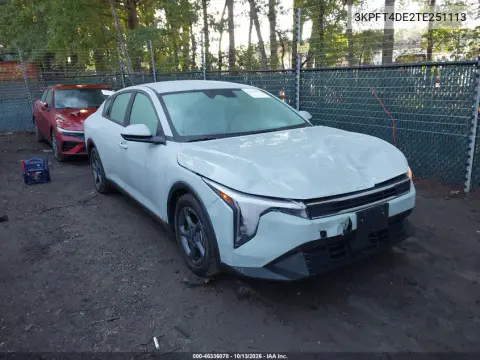 3KPFT4DE2TE251113 — 2026 Kia K4, Передняя часть, фото до ремонта