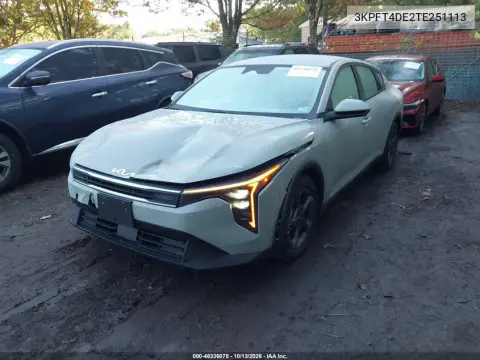 2026 Kia K4 Lxs VIN 3KPFT4DE2TE251113 фото 3