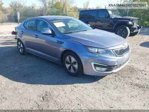 KNAGM4ADXC5027061 — 2012 Kia K5, Задняя часть, фото до ремонта