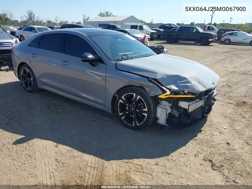 5XXG64J25MG067900 — 2021 Kia K5, фото 2 с аукциона IAAI, Передняя часть