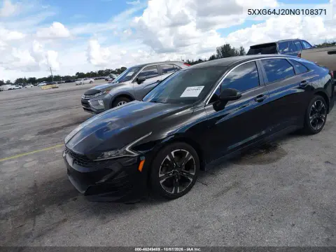 2022 Kia K5 Gt-Line VIN 5XXG64J20NG108371 фото 2