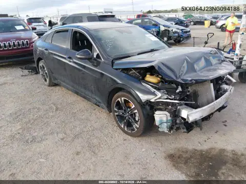 5XXG64J23NG094188 — 2022 Kia K5, Передняя часть, фото до ремонта