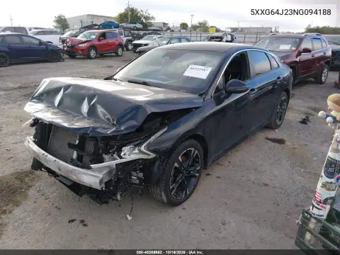 5XXG64J23NG094188 — 2022 Kia K5, фото 2 с аукциона IAAI, Передняя часть