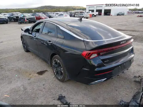 5XXG64J23NG094188 — 2022 Kia K5, фото 3 с аукциона IAAI, Передняя часть